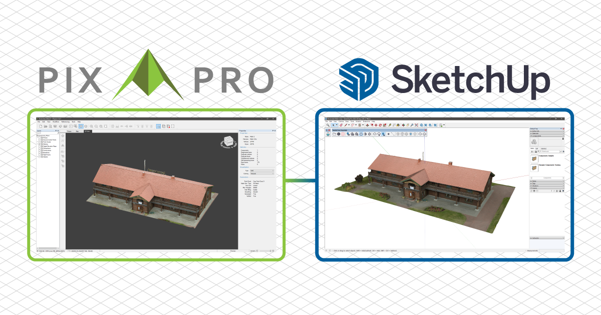 Isoleren Werkloos Hoge blootstelling Photogrammetric Models in SketchUP - Easy Import from Pixpro | Pixpro